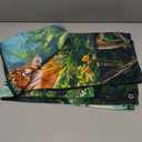 Fabric 7x5ft Jungle Forest Animals Photography Backdrop Tropical Rainforest Safari Background Wild Party Decorations Kids Event Photo Banner Props