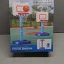 Toddler Basketball Hoop Indoor for Age 1 2 3, Adjustable Kids Basketball Hoop, Mini Basketball Hoop with 3 Balls for Outdoor Poolside, Christmas Birthday Sport Toys Gifts for Baby Boys Girls Age 1-3