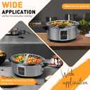 30 Pack Slow Cooker Liners, Large Size 13"x 21" Cooking Bags Disposable Pot Liners, Plastic Slow Cooker Bags Fits 3-8 Quarts, BPA Free, Suitable for Oval & Round Pot
