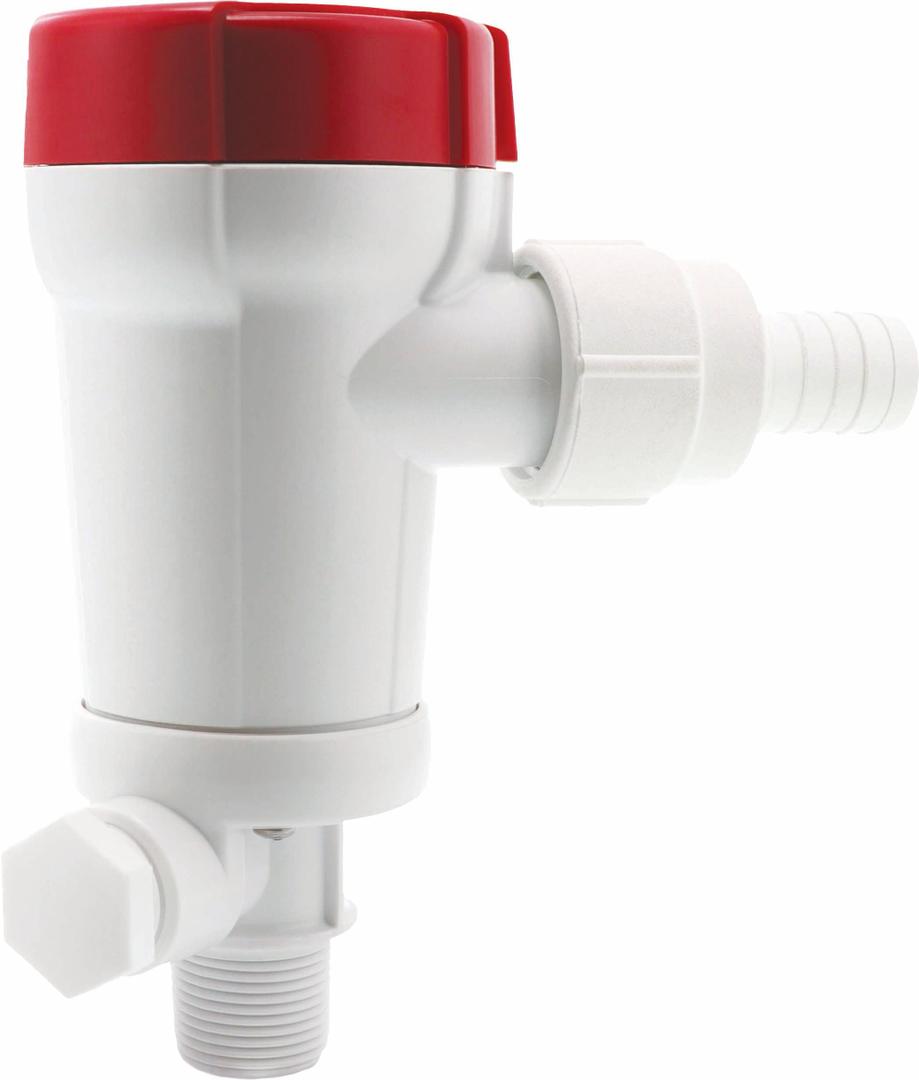Rule 603STC Livewell Pump 800 GPH, Straight Thru-Hull Flow