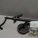 Oil Rubbed Bronze Standing Bathtub Faucet Freestanding Tub Filler High Pressure Single Handle Bathtub Filler Floor Mounted Brass Bathroom Stand Tub Faucets with Handheld Shower