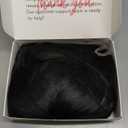 morvally Short Straight Black Wig with Bangs Natural Looking Heat Resistant Hair Cosplay Costume Wigs for Women (14 inches Natural Black)