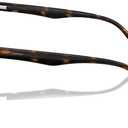 Contemporary Mens Acetate Sunglasses Sculptural Rounded-Square Frame with WireCore Temples & Polarized
