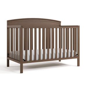 Graco Benton 5-in-1 Convertible Crib GREENGUARD Gold Certified, Converts from Baby Crib to Toddler Bed, Daybed and Full-Size Bed, Fits Standard Full-Size Crib Mattress (Hazelnut)