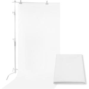 Meking Diffusion Fabric Light Silk White Seamless Nylon 4.3 x 1.8 Yard /4 x 1.7M Foldable Diffusion Sheet for Light Tent, Strobe Light, Lighting Light Modifier and Other Photographic Equipment