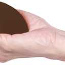 Rehabilitation Advantage Football Shaped Hand Exerciser, Extra Firm, Black