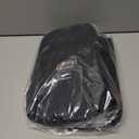 GORILLA GRIP Insulated Lunch Box Bag for Women Men, Large Leakproof Reusable Soft Cooler Bags, Multiple Compartments, Mesh Pockets, Adjustable Strap, Food Tote Keeps Drinks Cold, 8L, 10x9, Black