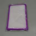 Caweet Case for T-Mobile Revvl Tab 2 10.1" Tablet (2025) with Tempered Glass Screen Protector, Heavy Duty Shockproof Full-Protection Adjustable Stand Silicone Cover, Purple