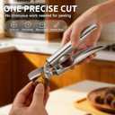 FIRE HIVE Metal Nutcracker, 304 Stainless Steel Chestnut Cutting Tool, Multi functional Dried Fruit Bottle Opener Suitable for Kitchen