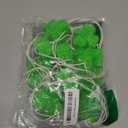 St. Patrick's Day Decoration Lights, 8.5Ft Shamrock String Lights with 10 Green Shamrocks Outdoor Patio Fairy Light Plug-in Lucky Clover Light for Home Garden Irish St. Patrick's Party Decoration