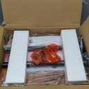 Masupu Sofa Arm Tray Table - 360 Swivel Height Adjustable End Table, Small Snack Side Table for Couch, C Shaped Table for Bed, Chair or TV Tray Table (Rustic Brown)