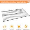 13 1/4" x 24" Stainless Steel Grill Cooking Grates Replacement for Broilmaster P3, Broilmaster D3, Broilmaster G3 Gas Grill Models, S5402A, Single Pack