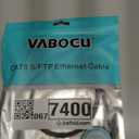 Vabogu Cat 8 Ethernet Cable, 1.5Ft Heavy Duty High Speed Internet Network Cable, Professional LAN Cable Shielded in Wall, Indoor&Outdoor