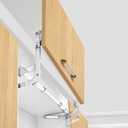 YJINGRUI Cabinet Door Lift up Hinge, Vertical Lift Hinge, Sturdy Silent and Adjustable, Kitchen Mechanism Hinges with Pneumatic Arm
