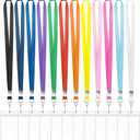 12 Pack Lanyards for ID Badges Cruise Lanyard for Ship Cards with Waterproof ID Badge Holder Cruise Essentials 2025 (12 Colors)