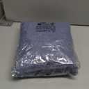 youngseahome Outdoor Tablecloth Wrinkle-Free Stain Resistant Waterproof Polyester Fabric Table Cover with Umbrella Hole for Picnic/Party/Dinner/Patio Garden(60×60inch Square,Zippered,Denim Blue)