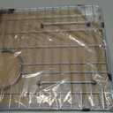 Kitchen Sink Grid and Sink Protectors, Stainless Steel Sink Grids for Bottom of Kitchen Sinks, 26" x 14 1/16" with Rear Drain for Single Bowl Sinks, 304 Stainless Steel Material
