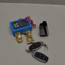 240A Kill Switch 12V Remote Battery Disconnect Switch with Led Voltage Display Automatic Power Shut Off Switch Anti Theft for Auto Car Truck Boat