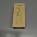 Rican Handheld Portable Hand Fan with Air Cooling Cooler High Speed Rechargeable Power Electric USB Personal Hand Held Turbo Small Mini Pocket for Outdoor Travel (Grey)