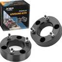KSP 2.5" Front Leveling Lift Kits for F150 2004-2026, 2.5in Chassis Level Kit Compatible With Expedition 2003-2018, Mark LT, 2pcs Auminum Suspension Strut Spacers Work On shock Absorber (Black)