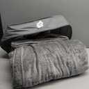 Wemore Sherpa Fleece Weighted Blanket for Adult, 20 lbs Dual Sided Cozy Fluffy Heavy Blanket, Ultra Fuzzy Throw Blanket with Soft Plush Flannel Top, 60 x 80 inches Grey on Both Sides