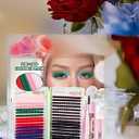DIY Cluster Eye Lash Kit with Lash Bond and Seal, 30D and 40D, Assorted Lengths 10mm-16mm, Multicolor,, CURL