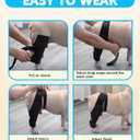 Dog Rear Leg Sleeve to Prevent Licking - Reusable Dog Surgery Recovery Suit with Adjustable Velcro, Breathable Comfortable Recovery Sleeve for Hot Spots & Wounds, Cone Alternative (XL Size)