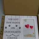 Dog Memorial Picture Frame - Pet Memorial Gifts For Loss Of Dog Sympathy Gift, Remembrance Gift - 4x6 Picture Frame With Paw Prints