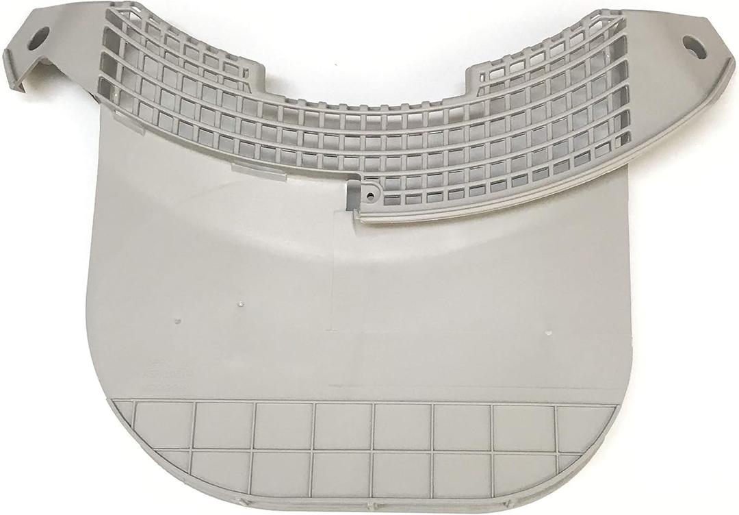 OEM LG Dryer Lint Filter Cover Guide Shipped With LG DLEX3360V, DLEX3360W, DLEX3370R, DLEX3370V, DLEX3470V