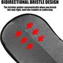 4 x Double-Sided Pet Grooming Gloves, Cat Grooming Gloves Pet Grooming Gloves for Dogs Bathing Pet Hair Remover Gloves Versatile Pet Grooming Gloves for Dog & Cat Washing Deshedding Grooming