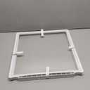 Upgaded 241969501 Shelf Frame and 240443384 Refrigerator Glass Crisper Cover for frigidaire, Replaces AP4433007,1512992,PS2363832 (Grey)