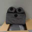 Zomaple Face Down Chair After Eye Surgery  Memory Foam, Washable Cover, & Ventilated Design  Facedown Pillow for Sleeping, BBL Equipment, Retinal & Vitrectomy Recovery (Grey)