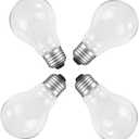 40 Watt Incandescent Light Bulbs, A19 Light Bulb, Dimmable, 2700K Soft White, 4 Pack