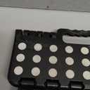 Delxo Folding Step Stool, 13 inch Non-Slip Foldable Stools Up to 300 LBS, Step Stool with Handle, Lightweight for Kitchen, Bathroom, Bedroom, Garden, Black, 1PC