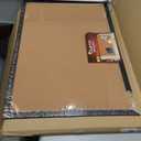 Quartet Cork Bulletin Board, Framed Corkboard, 2' x 3', Black Frame, Message Board, Vision Board (MWDB2436-BK)