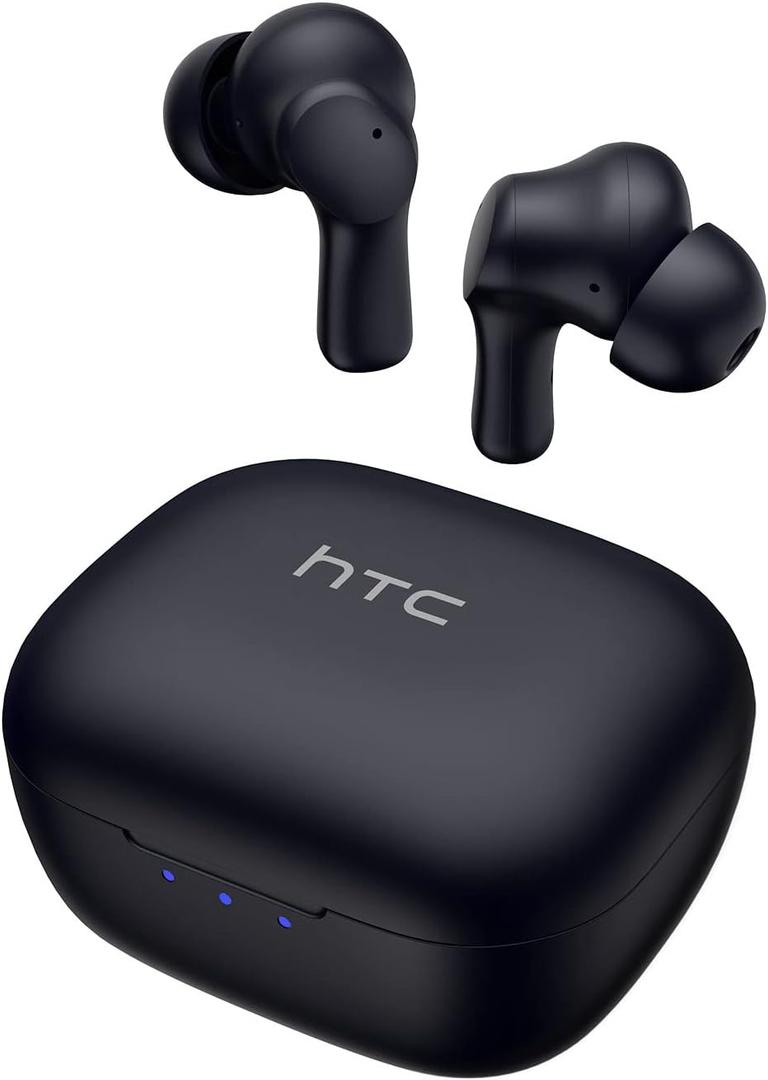HTC Wireless Earbuds Bluetooth 5.3 Waterproof with ENC Microphone in Ear Stereo Headphones Compatible with Tablet Laptop Cell Phones Tablet