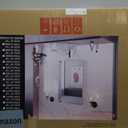 LOAAO 24X32 Inch Brushed Nickel Bathroom Mirror, Rounded Rectangle Silver Metal Frame Mirror, Brushed Nickel, Anti-Rust, Shatter Proof, Hangs Horizontally or Vertically