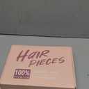 S-noilite Hair Toppers for Women Real Human Hair, 100% Real Human Hair Toppers with Bangs for Women with Thin Hair,2.25"*6" Lace Silk Base 10 inch Dark Brown