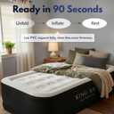 King Koil Luxury Twin Air Mattress with Built in Pump, 20” Double High Twin Size Premium Airbed, Inflatable Blow Up Mattress, Waterproof