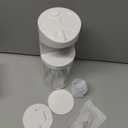 Automatic Mouthwash Dispenser for Bathroom,Bathroom Accessories 19.4 Fl Oz Dispensers with Magnetic Cups,Wall Mounted Dispenser,Suitable for All Age Groups,White