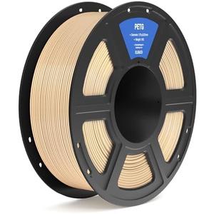 ELEGOO PETG Filament 1.75mm Beige 1KG, 3D Printer Filament Dimensional Accuracy +/- 0.02 mm, 1kg Spool(2.2lbs) Fits for Most FDM 3D Printers