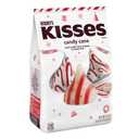 HERSHEY'S KISSES Candy Cane Flavored, Christmas Candy Bulk Bag, 31.67 oz, BBD 10/2026