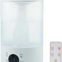 Top Fill Humidifiers for Bedroom, 4.0L Tank Cool Mist Humidifiers for Large Room, 40H Runtime, Plants with 9H Timer, Auto Shut-Off,Quiet Ultrasonic Humidifier with 360 Nozzle for Baby Nursery