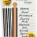 10 Line Football Sports Strip Cards - 100 Cards with Different Number Sequences - Made in The USA - Over 7,000,000 Cards Sold - for Basketball, Baseball, Ice Hockey, Soccer, Volleyball & Rugby Games