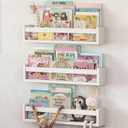 NATURE SUPPLIES- Nursery Shelves- 3 Pack- 24 inches- White (3 Pack-23.1 Inches)
