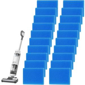 20PCS Replacement Filter Sponges Compatible with Tineco IFloor HF10E-01Cordless Wet Dry Vacuum Cleaner, Durable Filter Replacement, Cleaner Spare Parts Accessories(Blue)