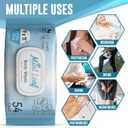 XL Adult Body Wipes - No Rinse Shower & Incontinence Bath Wipe, 11x9 Cleansing Washcloths with Aloe Vitamin E, Hypoallergenic Disposable Wipes for Adults, Seniors, Gym & Travel - 4 Packs + 18 Singles