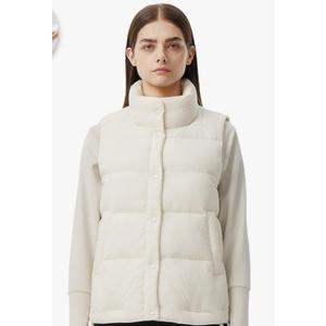 Women's Puffer Vest Lightweight Down Padded Stand Collar Quilted Outerwear
Size XS