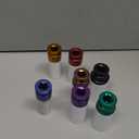 EMENTOL 7PCS 1/2" Drive Thin Wall Deep Wheel Protector Impact Socket Set, CR-MO, Lug Nut Impact Socket Set-17mm, 19mm, 21mm, 22mm, 23mm, 24mm, 27mm