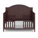Storkcraft & Graco Toddler Safety Guardrail Kit with Slats (Espresso) GREENGUARD Gold Certified, Converts Compatible Storkcraft & Graco Crib to Toddler Bed, Kit Includes 2 Guardrails